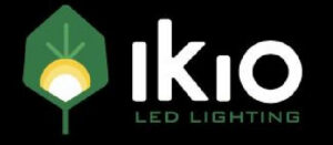 Ikio LED Lighting logo with leaf emblem