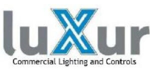 luXur logo commercial lighting and controls